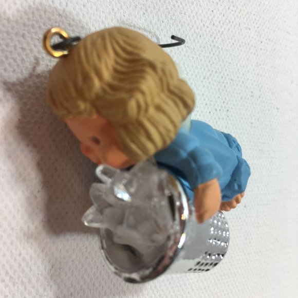 Vintage Hallmark 1984 Thimble Series #7 Holiday Christmas Tree Ornament Angel - Picture 4 of 6